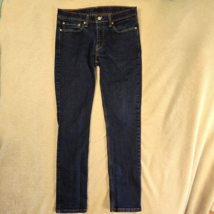 Levis 511 Jeans Blue Mens 34x34 Taper Leg Skinny Rock Skateboard Grunge ... - $34.94
