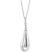 Sterling Silver Tear of Love Ash Holder w/Chain - £151.84 GBP