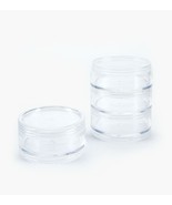 Stackable Screw Jars Beads Cosmetic Beauty Nail Seeds Glitter Pill Conta... - £8.50 GBP