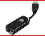USB Sound Adapter Card Dongle 3.5mm RDA0043 For CORSAIR HS55 SURROUND Ga... - $9.89