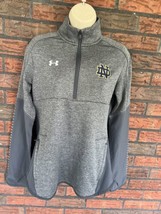 Under Armour Notre Dame Lightweight Shell Small Jacket Zipper Pocket 1/4 Zip NWT - £11.53 GBP