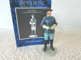 GWTW 1990 FRANKLIN MINT PORTRAIT SCULPTURE FIGURINE TOM  AS THE YANKEE C... - $277.45 MXN