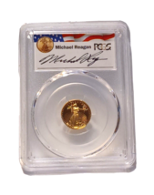 1994-W $5 Gold Eagle PCGS PR69DCAM Reagan Legacy Series - £568.27 GBP