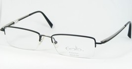 Exalto In 4001 J05 Black /SILVER-GREY Eyeglasses Glasses Frame 52-17-140 France - £59.20 GBP