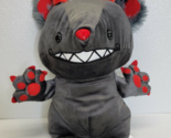 Rare HTF Animaland Gray Red Black Monster Horns Devil Stuffed Plush Soft... - $21.74