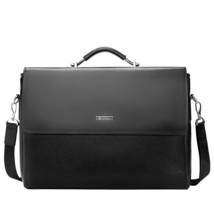 Fashion Business Leather Men  Bag Briefcase Laptop Handbag 2023 Casual Man Bag F - £82.75 GBP