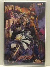 2022 Marvel Mary Jane &amp; Black Cat Beyond J Scott Campbell Variant #1 Signed with - $49.95