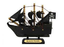Black Pearl Pirates of the Caribbean Pirate Ship Model Christmas Ornamen... - $14.99