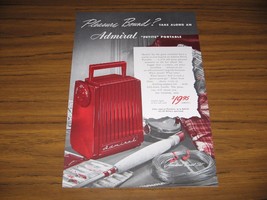 1948 Print Ad Admiral Petite Portable Radios Fly Fishing Rod &amp; Reel - £11.51 GBP