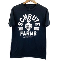 The Office Schrute Farms T-Shirt Mens M Ripple Junction Short Sleeve Black Beets - £11.58 GBP