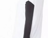 Basic Bianco Nero Raglan Jersey Maglia Manica Lunga Campus Tee T-Shirt S... - £9.24 GBP
