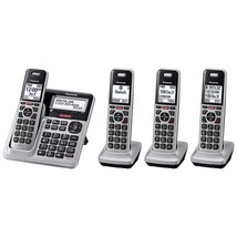 Panasonic KX-TG994SK DECT 6.0 Bluetooth  4-Handset Cordless Phone Bundle - £50.31 GBP