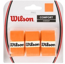 Wilson - WRZ4014OR - Tennis Racquet Over Grip Pack of 3 - Orange - $256.15 MXN