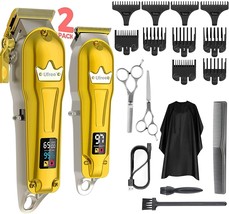 Ufree Hair Clippers for Men + T-Blade Trimmer Kit, Cordless Clippers for Hair - £62.15 GBP