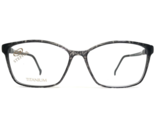 Stepper Eyeglasses Frames SI-30098 F982 Black Gray Clear Square 53-14-130 - $46.54