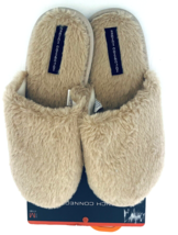 French Connection Tan Color Women&#39;s Slippers House Shoes Medium (7/8) Faux Fur - £14.36 GBP