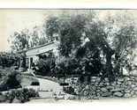 Entrance to The Inn at Rancho Santa Fe California Real Photo Postcard 1946 - $9.90
