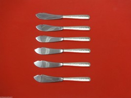 Rambler Rose by Towle Sterling Silver Trout Knife Set 6pc. Custom Made 7 1/2" - £339.49 GBP