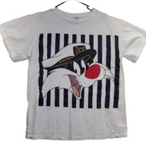 Vintage Sylvester T Shirt 1995 Looney Tunes Huge Print Rare See Photos - £15.49 GBP