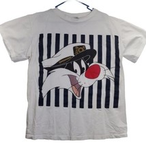 Vintage Sylvester T Shirt 1995 Looney Tunes Huge Print Rare See Photos - £15.55 GBP