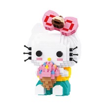 724pcs Hello Kiitty Building Blocks Mini Bricks Small Particle Girls Toy... - $12.99