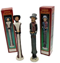World Bazaar Windsor Collection CAROLER Collectible Pair Male + Female Figurines - £27.85 GBP