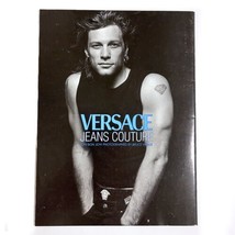Versace Jeans Couture Print Ad Jon Bon Jovi 1996 8.25x11” Fashion Rock Music - £11.01 GBP
