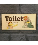 Simpsons Toilet Sign, Funny Bathroom Door Plaque Rude 190 - £9.87 GBP