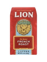 Lion Coffee French Roast Ground Coffee 10 Oz (Pack Of 4 Bags) - $98.99