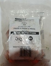Nibco Press System Tee Press Fitting Copper 9102800PC Leak Detection image 1