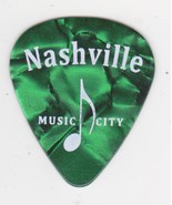 NASHVILLE Tennessee GUITAR PICK MUSIC CITY Country Music Opry USA Green ... - $6.99