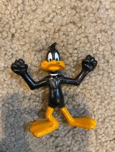 Vintage 1991 WB Warner Bros. Looney Tunes Daffy Duck 3&quot; Collectible Figure - £5.41 GBP