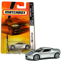 Year 2007 Matchbox Sports Cars 1:64 Die Cast Car #10 - Silver Luxury '08 LOTUS - $19.99