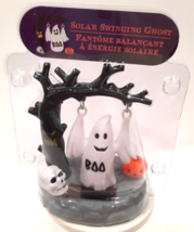 Solar Swinging Ghost New In Package Halloween Fun Decor BOO - £4.64 GBP