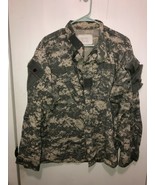 US ARMY Digital Camo Zip Up  Jacket Large Regular 8415-01-519-8599 - £10.24 GBP