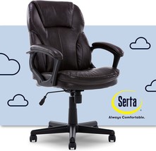 Serta Manager Office Chair With Layer Body Pillow, Roasted, And Comfortc... - $210.96