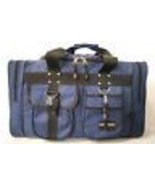 Medium NAVY DUFFELBAG  DUFFEL Gym  BAG Bags New 22 Inch Carry On Sports ... - $22.40 CAD