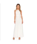 NWT NBD Revolve Animosity  Maxi Dress in White Size XS Plaid - £109.68 GBP