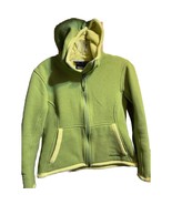 Marmot Women&#39;s Lime Green Fleece Size Small Polartec Full Zip Windbreake... - $24.75