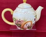 CRATE and  BARREL Winter Fall Orchard Apple Design Decretive Ceramic Tea... - £16.72 GBP
