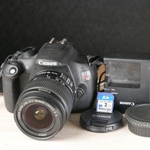 Canon EOS Rebel T5 18.0 MP DSLR Camera Kit W 18-55mm Lens *GOOD/TESTED* - $188.05