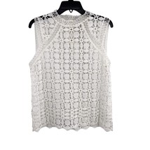 House Of Harlow White Lace Top Small Oversized - $37.65