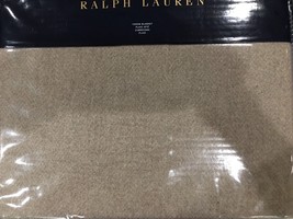 Ralph Lauren Park Avenue Modern CAMDEN"54'x72" Dark Taupe Throw Blanket $355 Nip - £178.02 GBP