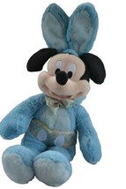 Disney Store Mickey Mouse Blue Bunny Rabbit Easter Plush Stuffed Animal ... - $20.32