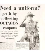 1930 Octagon Soap Advertisement Boy Scouts Of America Uniform Mail Order... - $545.74 MXN
