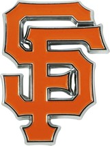 MLB San Francisco Giants Color Team 3-D Chrome Heavy Metal Emblem by Fan... - £15.62 GBP