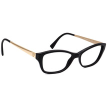 Versace Eyeglasses MOD. 3236 GB1 Black/Gold Cat Eye Frame Italy 52-16 140 - $99.99