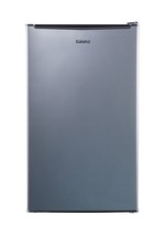 3.3 Cu Ft One Door Mini Fridge, Estar, Stainless Steel Look, New - $155.58