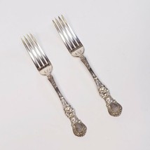 Antique Rare 1835 R. Wallace Luncheon Forks 1902 Sectional Triple Silver... - £63.02 GBP