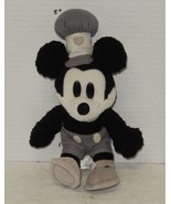 Walt Disney World Exclusive Mickey Mouse Steamboat Willie 8&quot; plush toy - $464.15 MXN